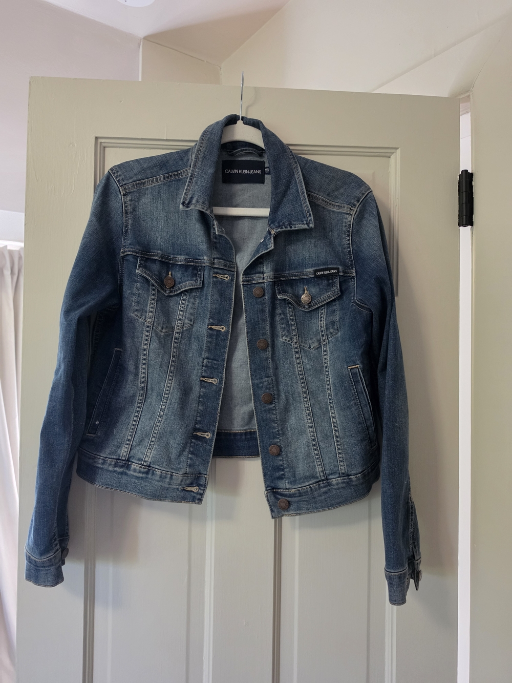 Calvin Klein Jeans Medium Blue Women's Denim Jacket